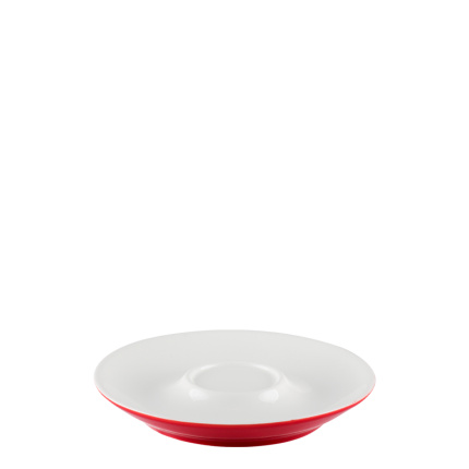 Farfurioară pentru cafea/ceai roșie 15 cm – RGB