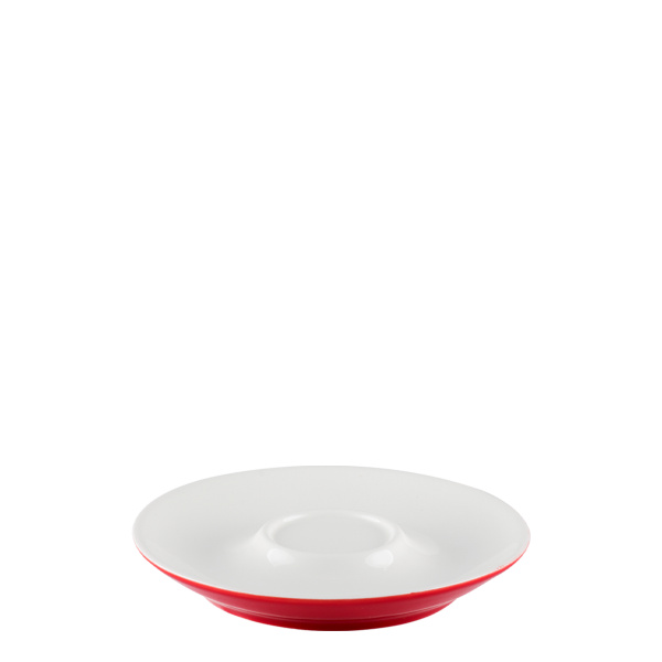 Farfurioară pentru cafea/ceai roșie 15 cm – RGB