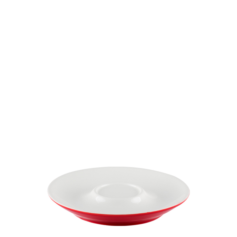 Farfurioară pentru cafea/ceai roșie 15 cm – RGB