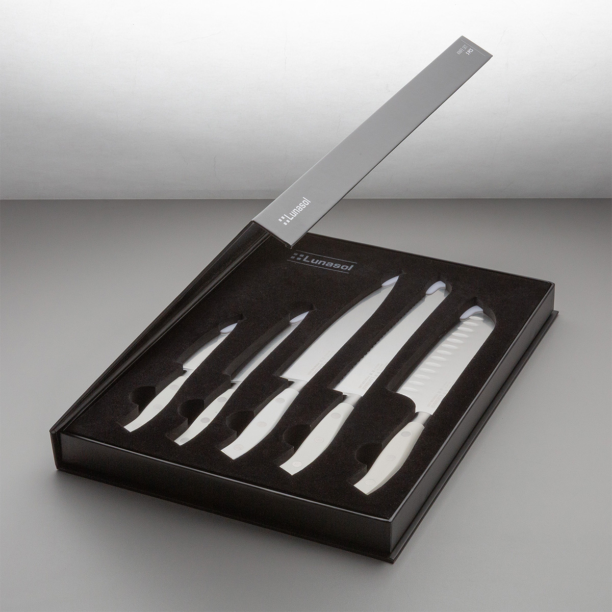 Set de cuțite 5 buc. — Lunasol Premium Knife alb