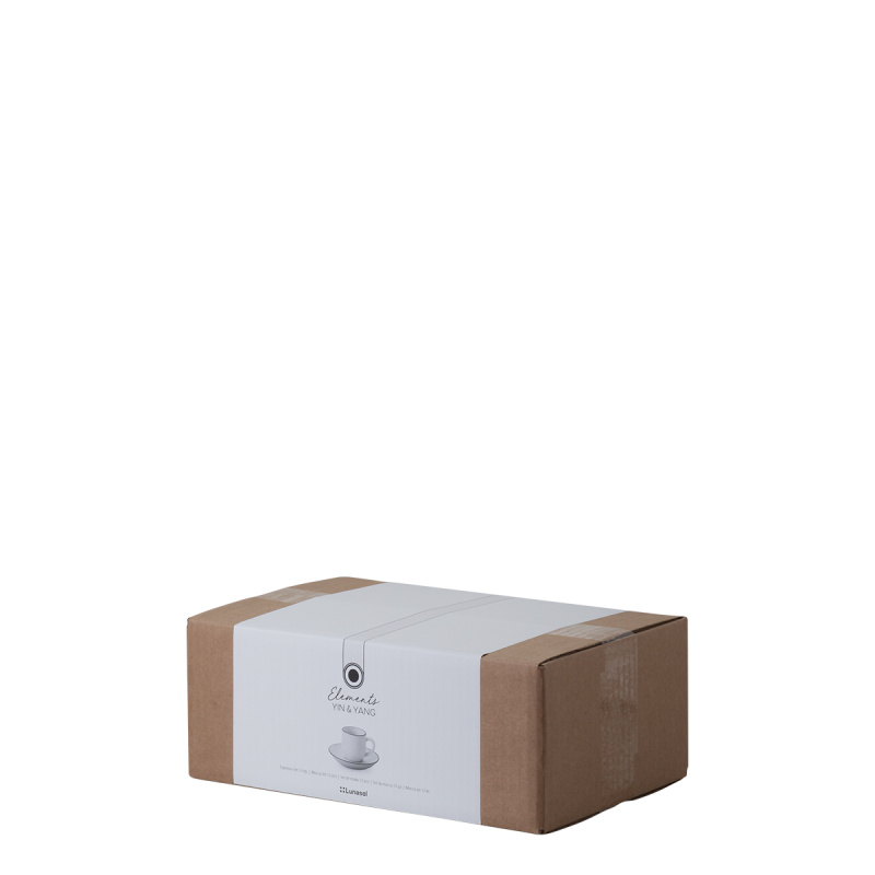 Set mokka 12 piese | Elements Yin & Yang white