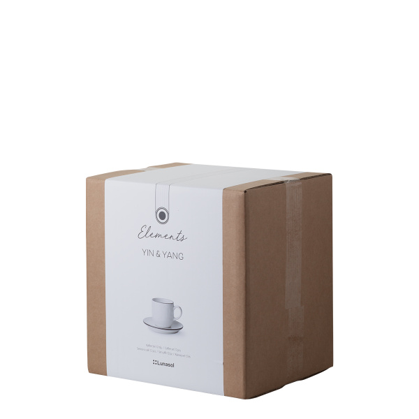 Set de cafea 12 piese | Elements Yin & Yang white