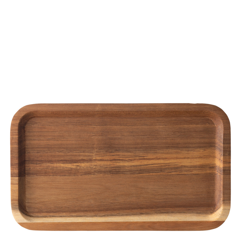 Tavă dreptunghiulară mare Salcâm 30 x 17,5 cm - FLOW Wooden