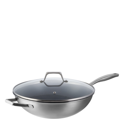 Wok cu capac de sticlă ø 30 cm | Sirius Terra