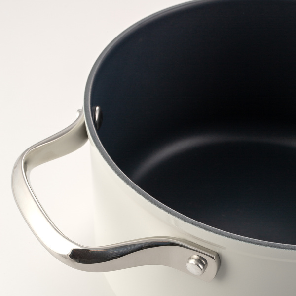 Oală cu înveliș de titan crem Ø 20 cm - Saturn Terra Lunasol
