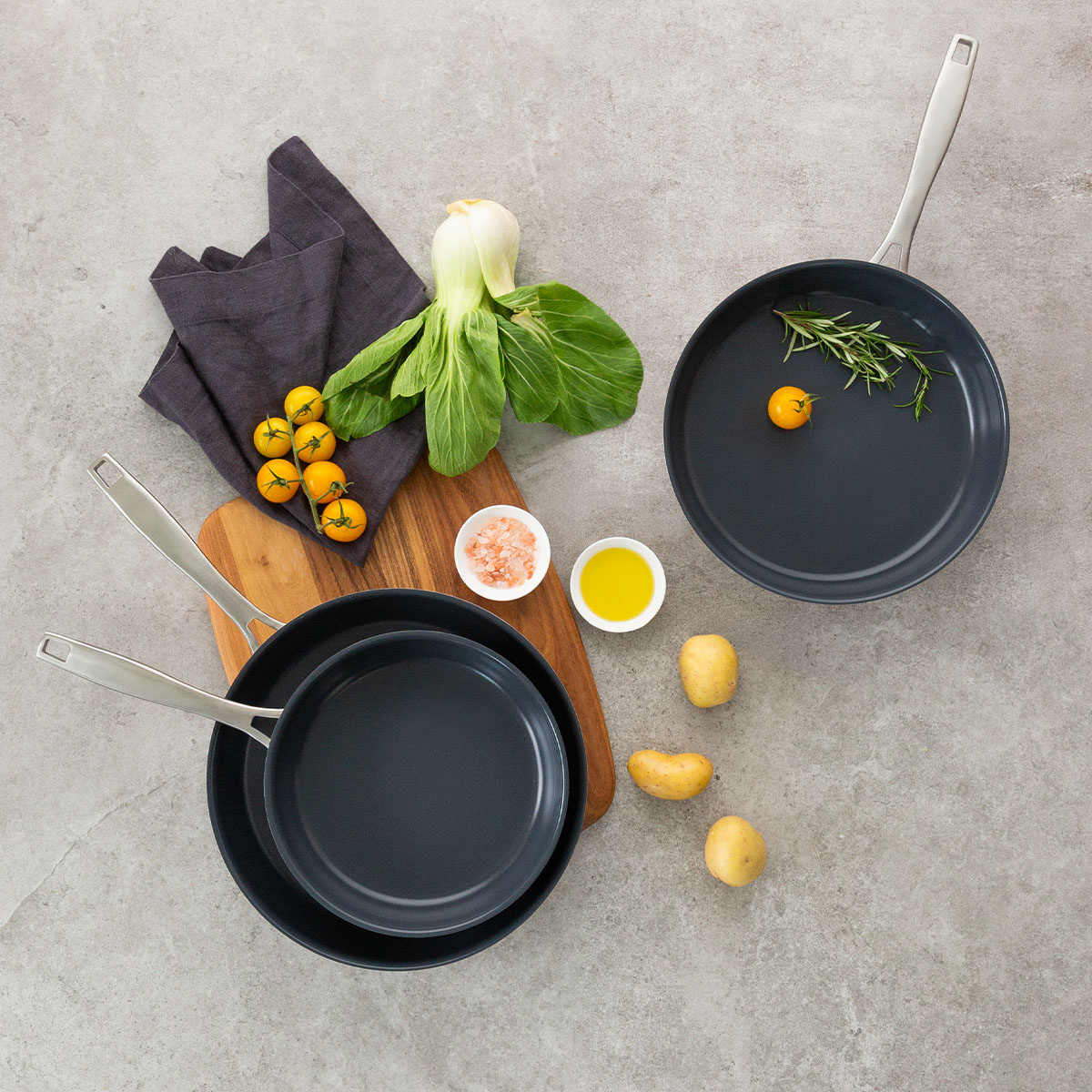 Tigaie din titan ø 26 cm | Sirius Terra Multi-layer