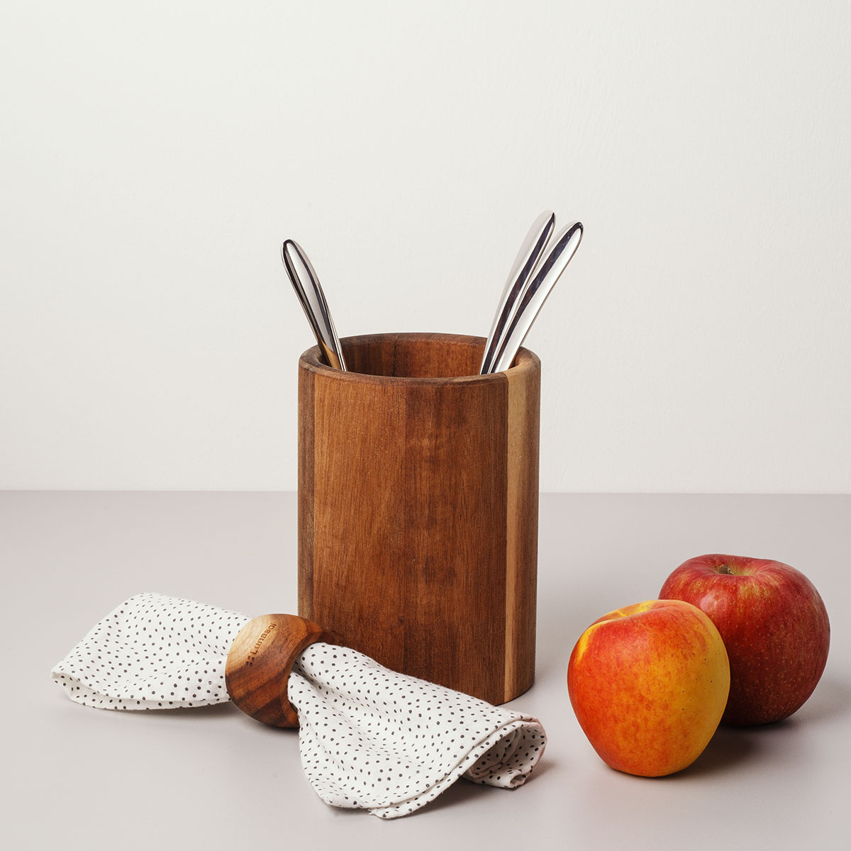 Suport pentru ustensile Agát 17,8 cm × 12,7 cm – FLOW Wooden