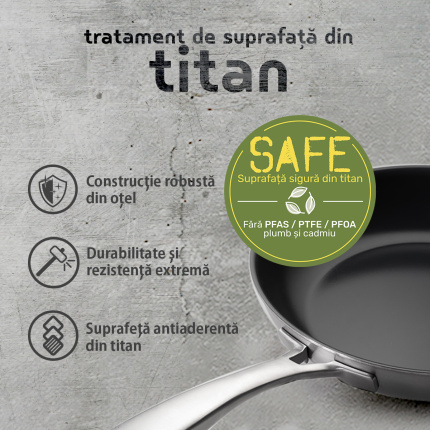 Tigaie din titan ø 26 cm | Sirius Terra Multi-layer