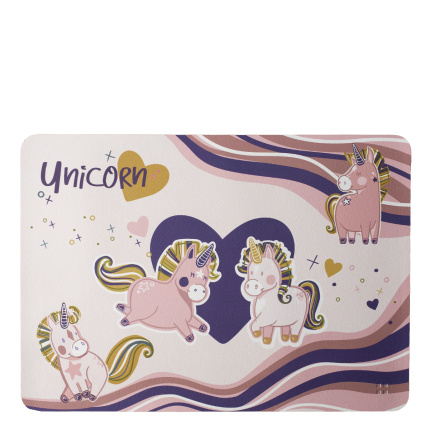 Suport de masă pentru copii Unicorn 45 × 32 cm – KIDS WORLD