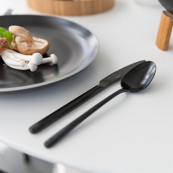 Set tacâmuri 16 piese Calgary negru | Sola