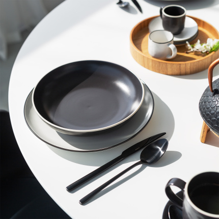 Set tacâmuri 16 piese Calgary negru | Sola
