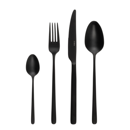 Set tacâmuri 16 piese Calgary negru | Sola