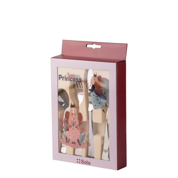 Set tacâmuri pentru copii Princess 4 buc. — KIDS WORLD poliert