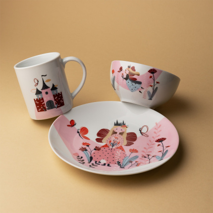 Set de porțelan pentru copii Princess 3 buc. – KIDS WORLD