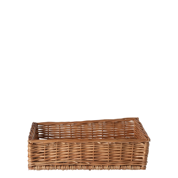 Coș dreptunghiular împletit pentru pâine 40 × 30 × 10 cm — Flow Wicker