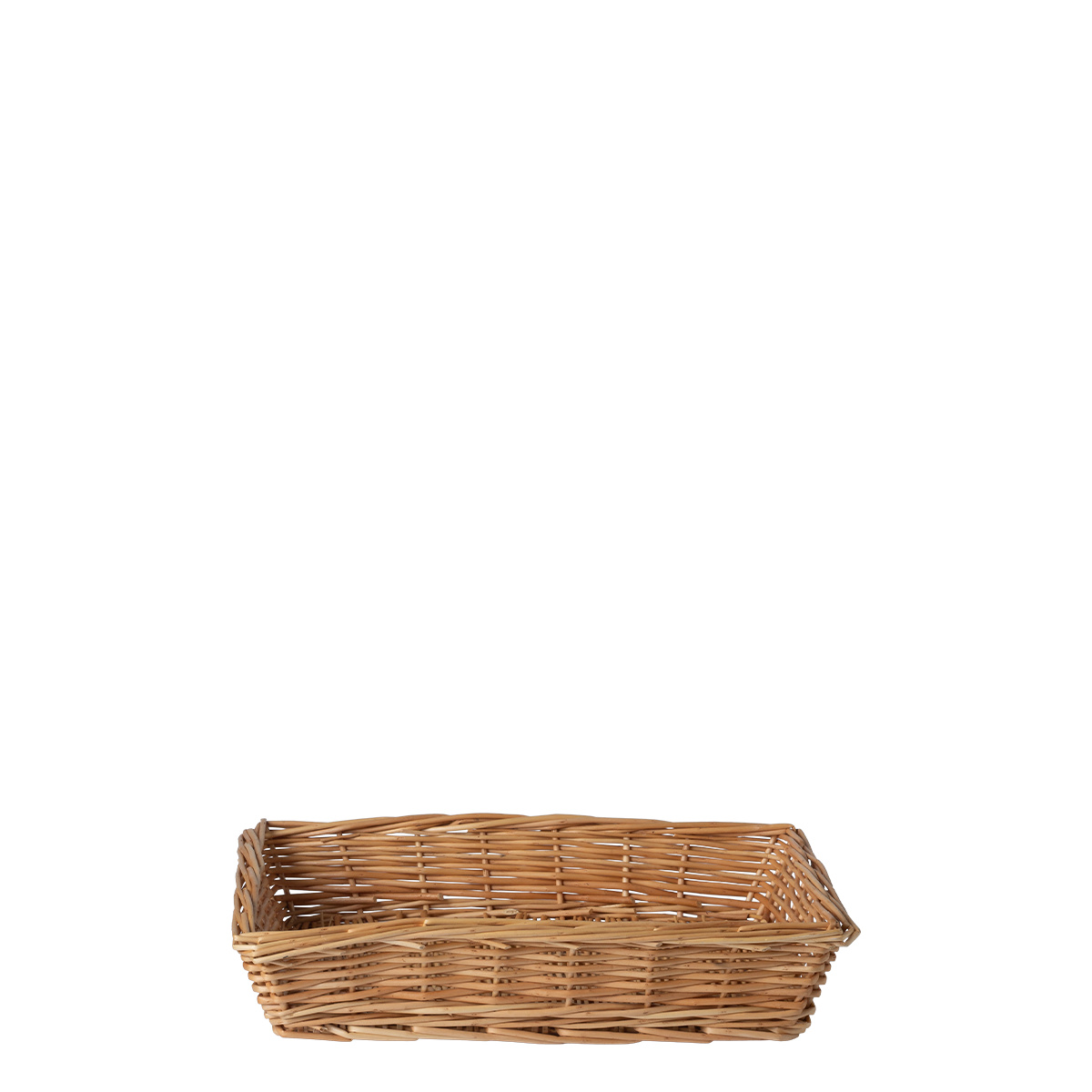 Coș pătrat din nuiele pentru pâine 34 × 25 × 6,6 cm — Flow Wicker