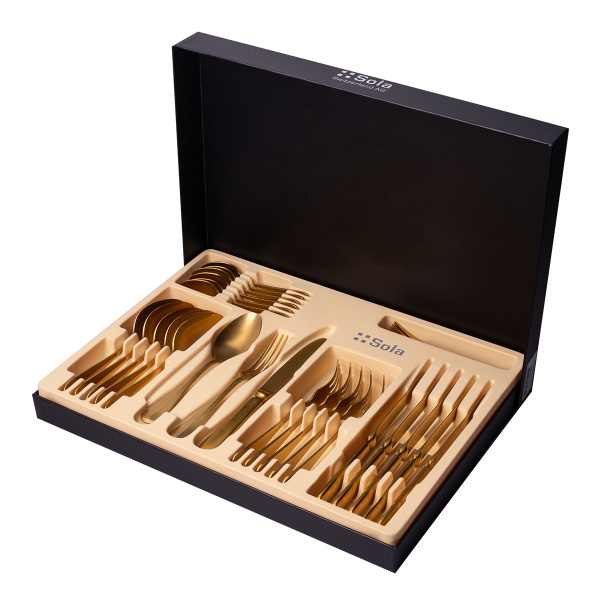 Set tacâmuri 24 buc. - Baguette Vintage PVD Gold