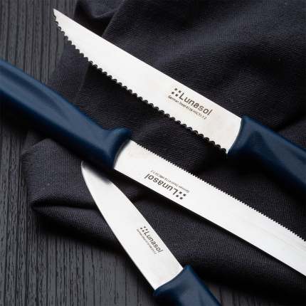 Cuțit de bucătărie 7,8 cm fără zimți | Master Blue