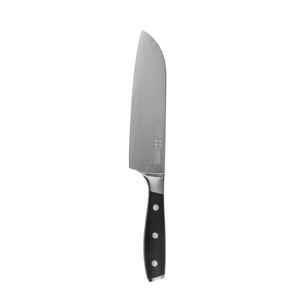 Cuțit santoku din oțel de Damasc 18 cm - Platinum