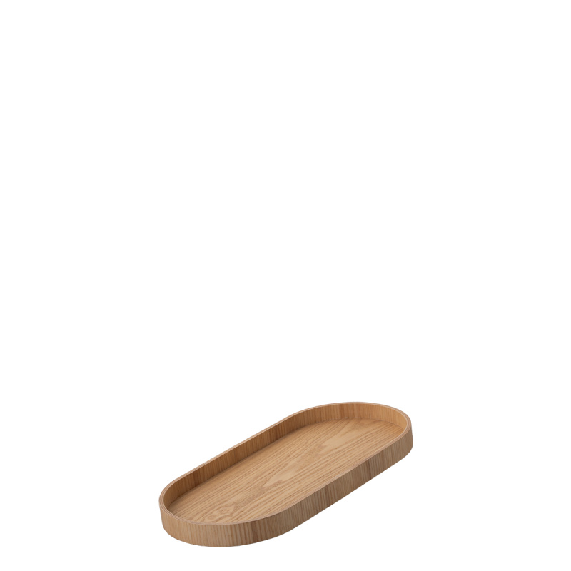 Tavă ovală 35.5 x 16.5 x 2.5 cm – Elements Wood frasin