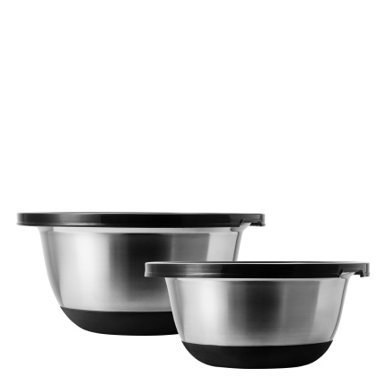 Set boluri de amestecare cu capac 4 buc – Basic Kitchen