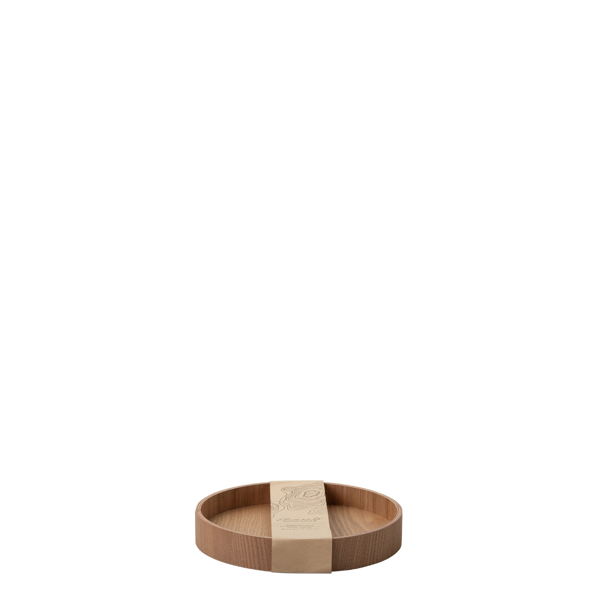 Tavă rotundă Ø 22 cm, H: 3.5 cm – Elements Wood frasin