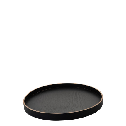 Tavă rotundă Ø 40 cm, H: 3.5 cm – Elements Wood Wengue