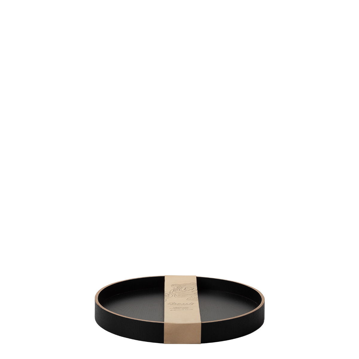 Tavă rotundă Ø 30 cm, H: 5 cm – Elements Wood Wengue