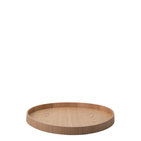 Tavă rotundă Ø 40 cm, H: 3.5 cm – Elements Wood frasin