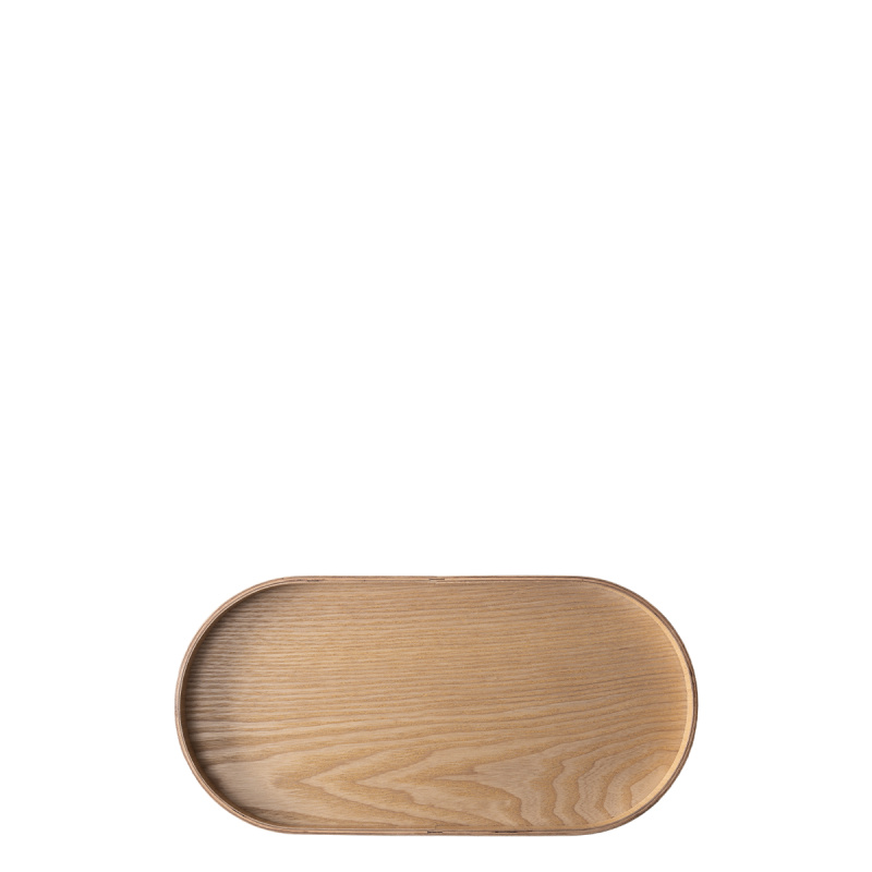 Tavă ovală 40 x 20 x 3 cm – Elements Wood frasin