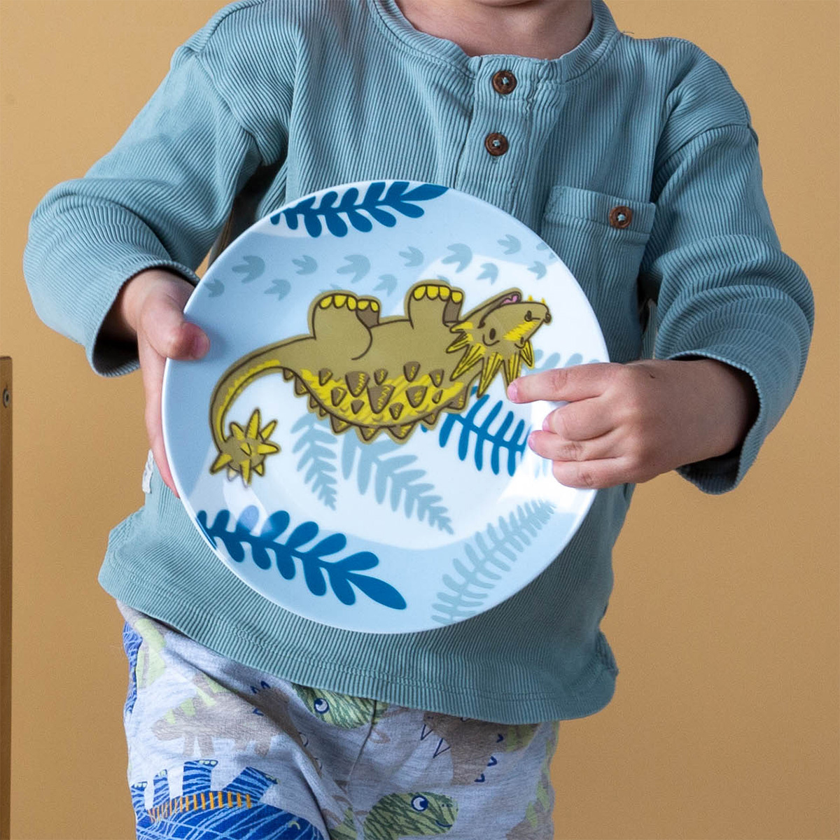 Set de porțelan pentru copii Dino 3 buc. – KIDS WORLD