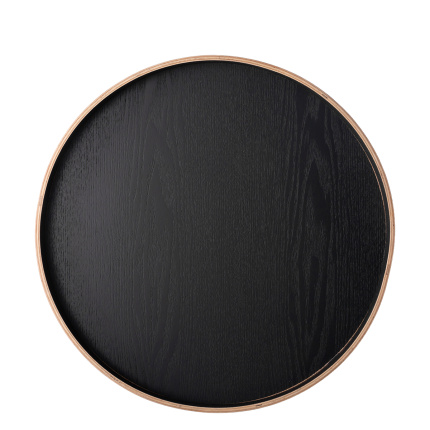 Tavă rotundă Ø 40 cm, H: 3.5 cm – Elements Wood Wengue