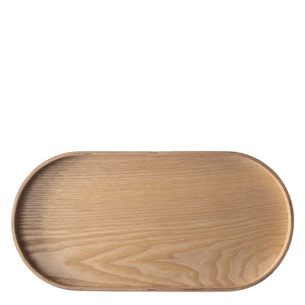 Tavă ovală 40 x 20 x 3 cm – Elements Wood frasin
