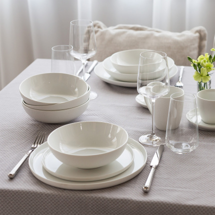 Set de farfurii 12 buc. — Fine Dining White