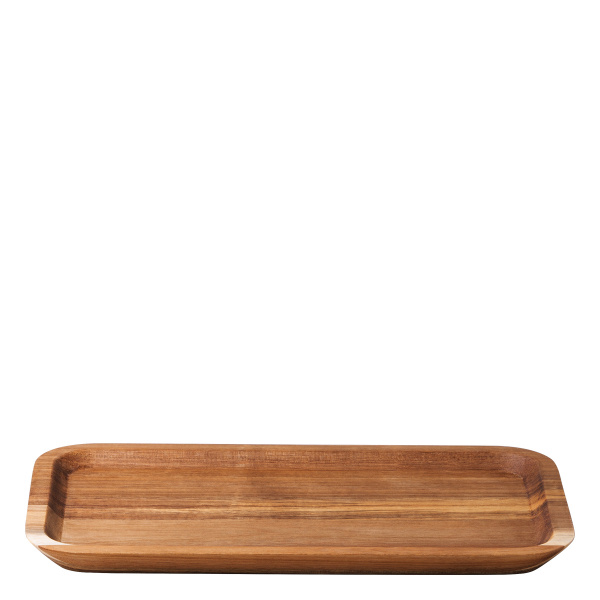 Tavă dreptunghiulară mare Salcâm 30 x 17,5 cm - FLOW Wooden