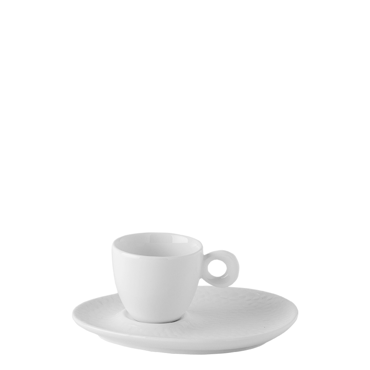 Farfurioară pentru cafea mokka structurată - Flow
