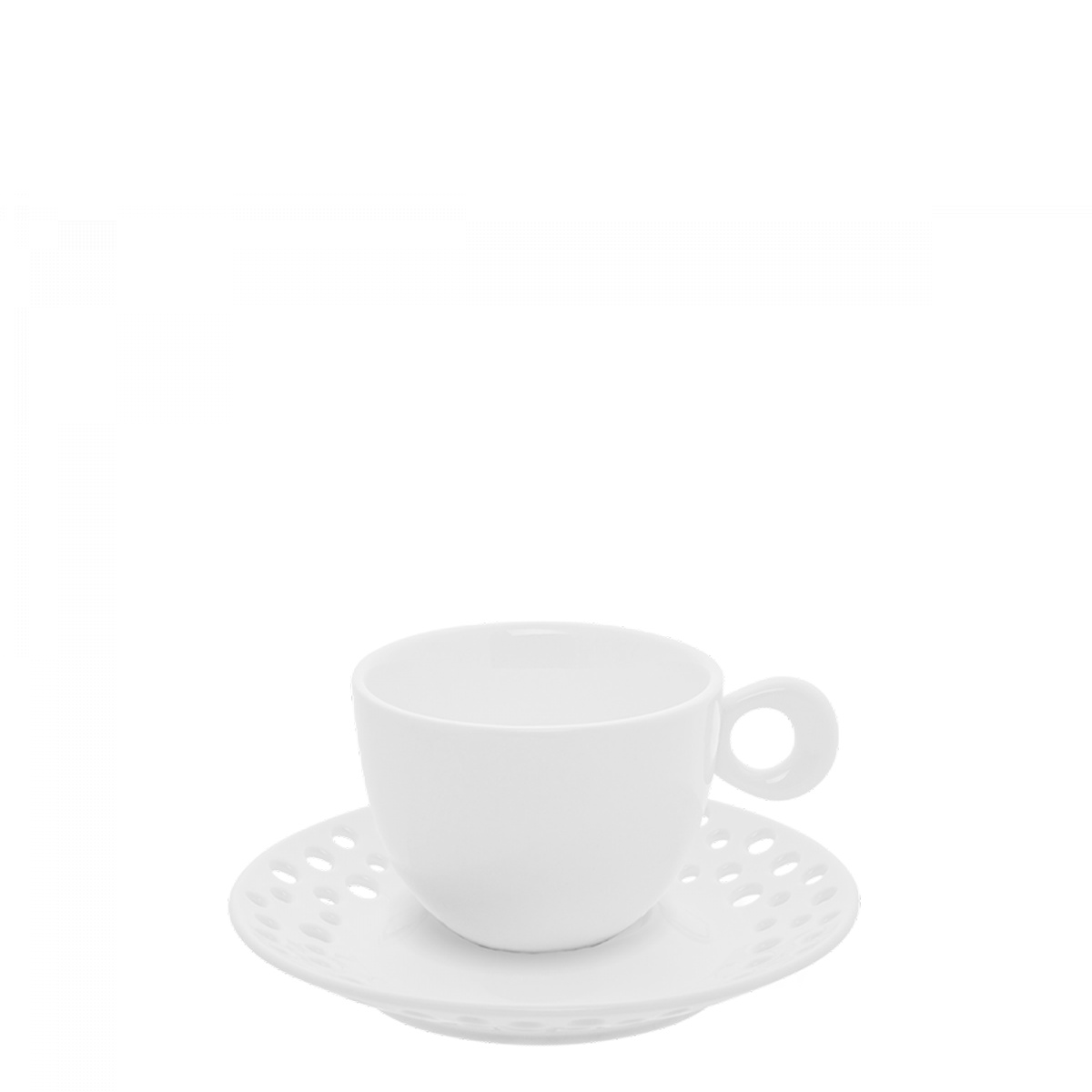 Farfurioară pentru cafea perforată ø 15 cm — Flow Lunasol