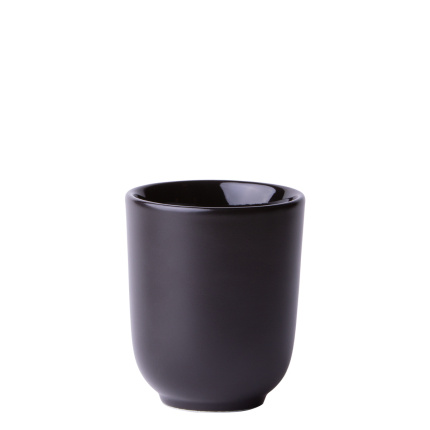 Ceașcă fără toartă neagră 220 ml - Flow