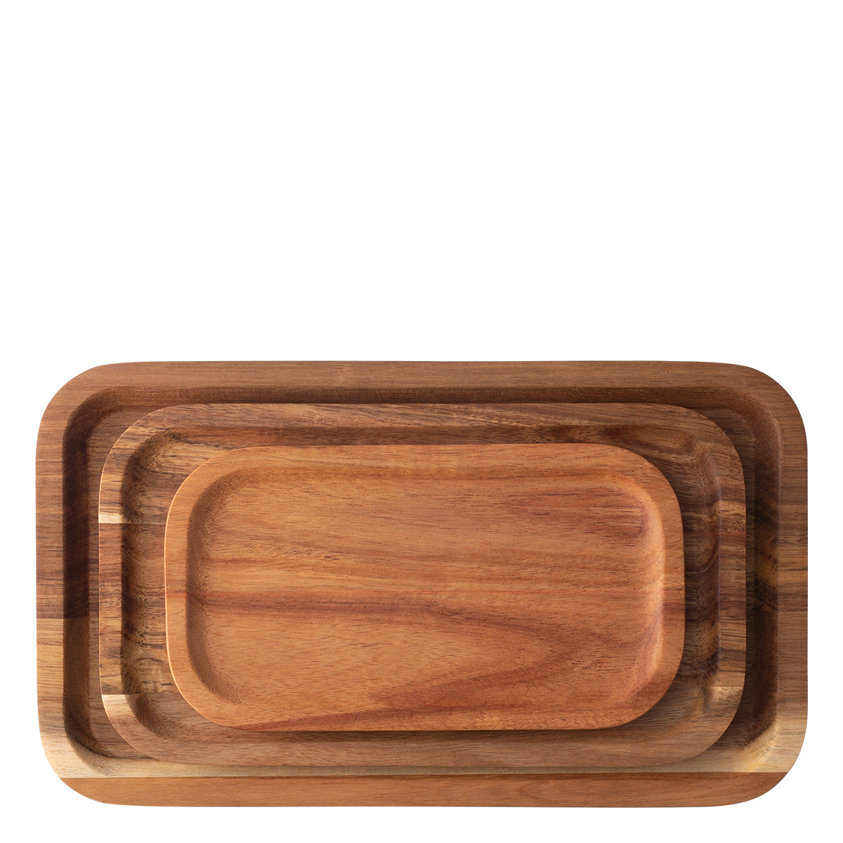 Tavă dreptunghiulară mare Salcâm 30 x 17,5 cm - FLOW Wooden