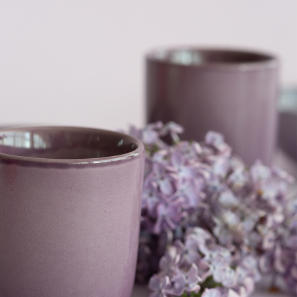 Ceașcă fără toartă 220 ml | Gaya Solatelier Aubergine