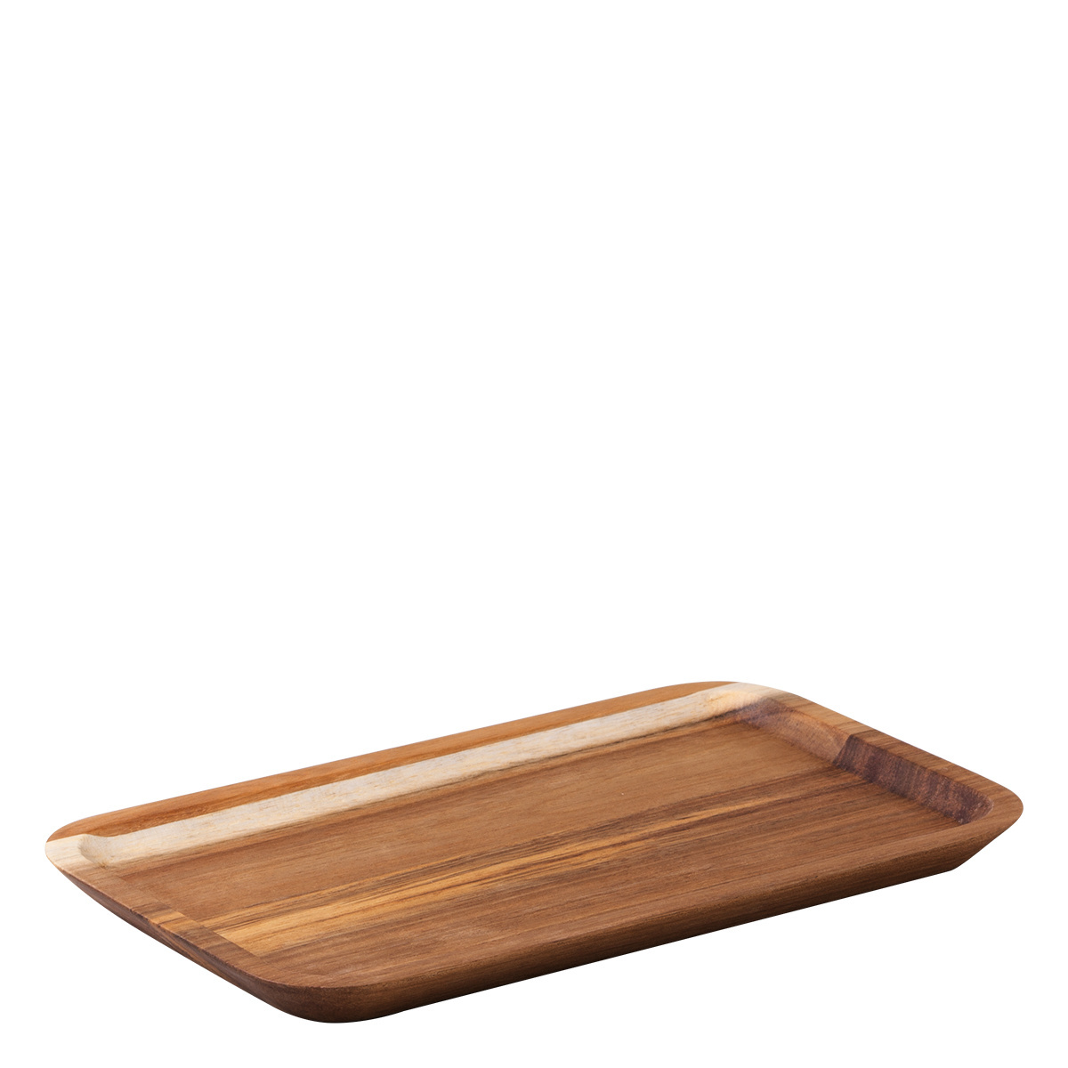 Tavă dreptunghiulară mare Salcâm 30 x 17,5 cm - FLOW Wooden