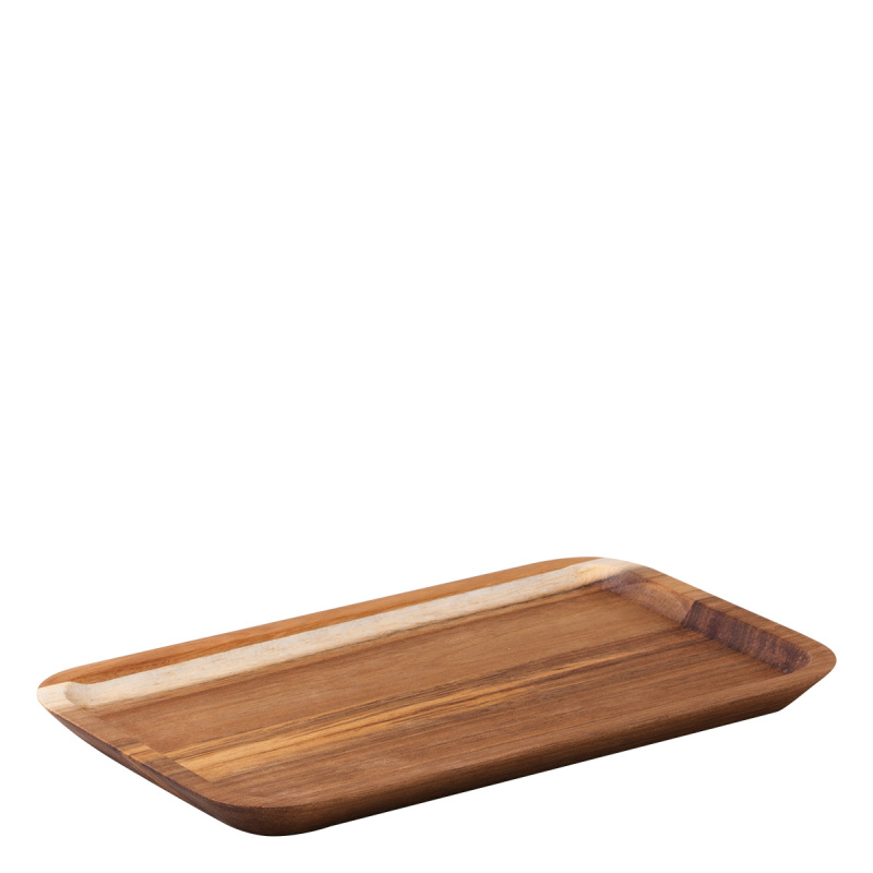 Tavă dreptunghiulară mare Salcâm 30 x 17,5 cm - FLOW Wooden