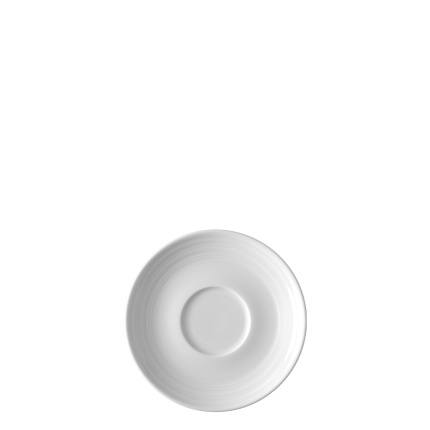 Farfurioară de cafea cu margine Deco 14,5 cm set 6 buc. – UNIVERS alb