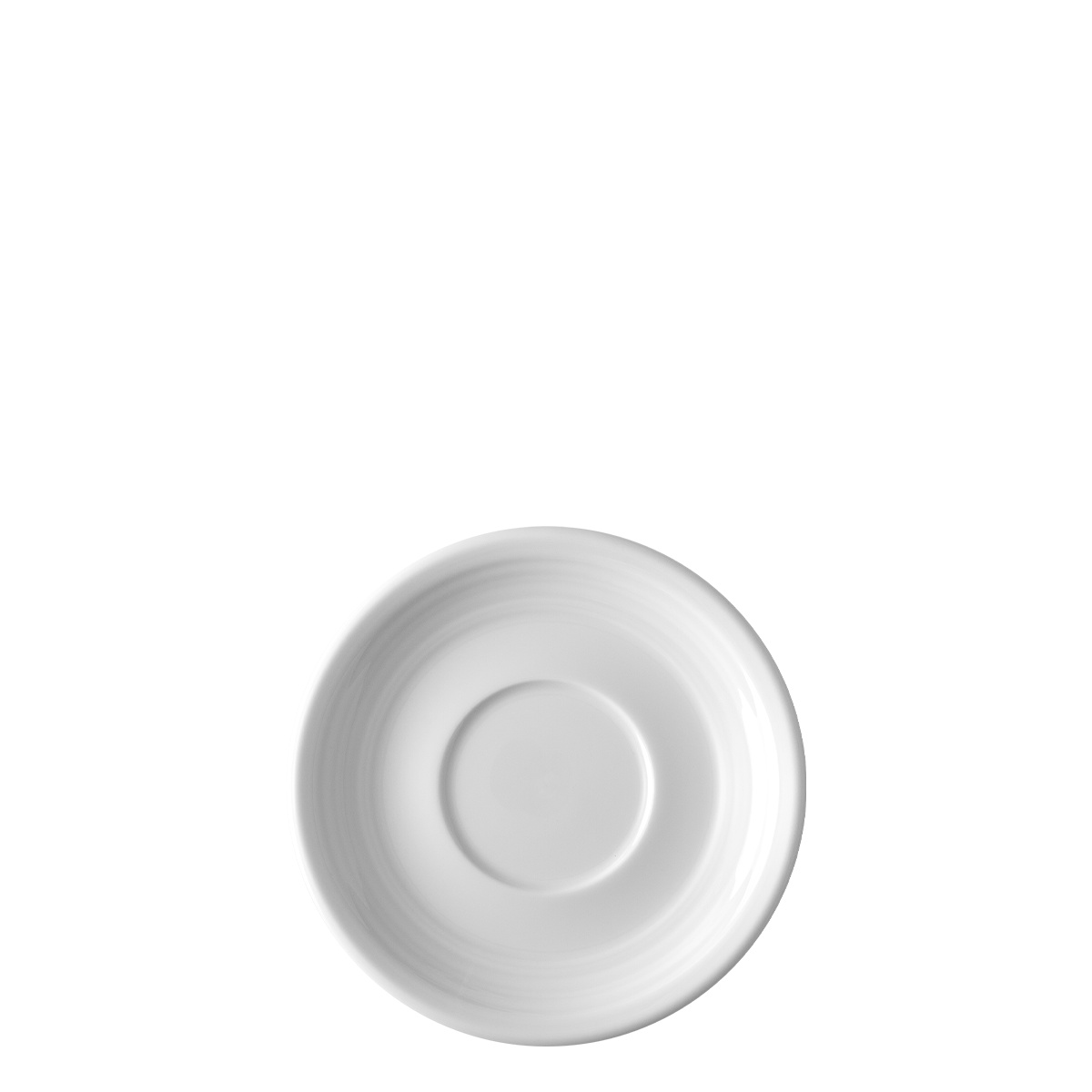 Farfurioară pentru cafea cu margine Deco 16 cm set 6 buc. – UNIVERS alb