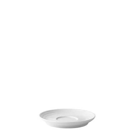 Farfurioară de cafea cu margine Deco 14,5 cm set 6 buc. – UNIVERS alb
