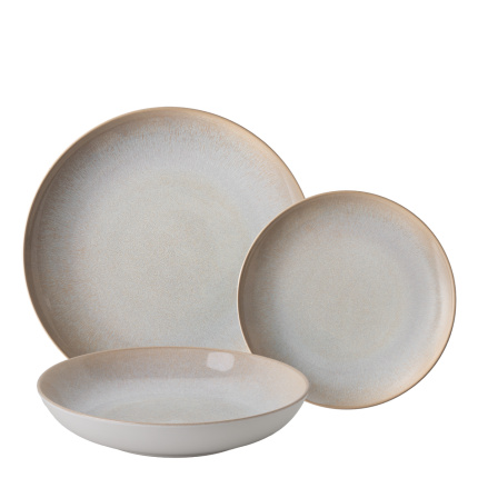 Set farfurii 12 buc. — Elements Vulcano Levante