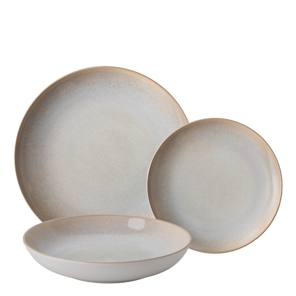 Set farfurii 12 buc. — Elements Vulcano Levante