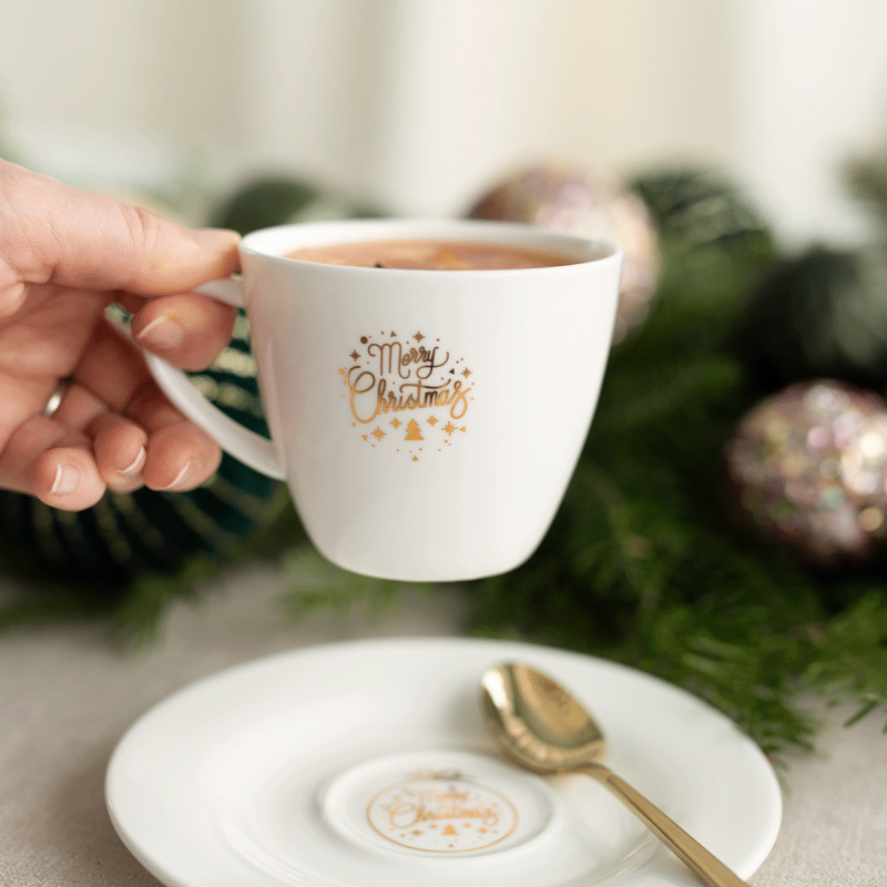 Farfurie 15,5 cm - Premium Platinum Line Merry Christmas