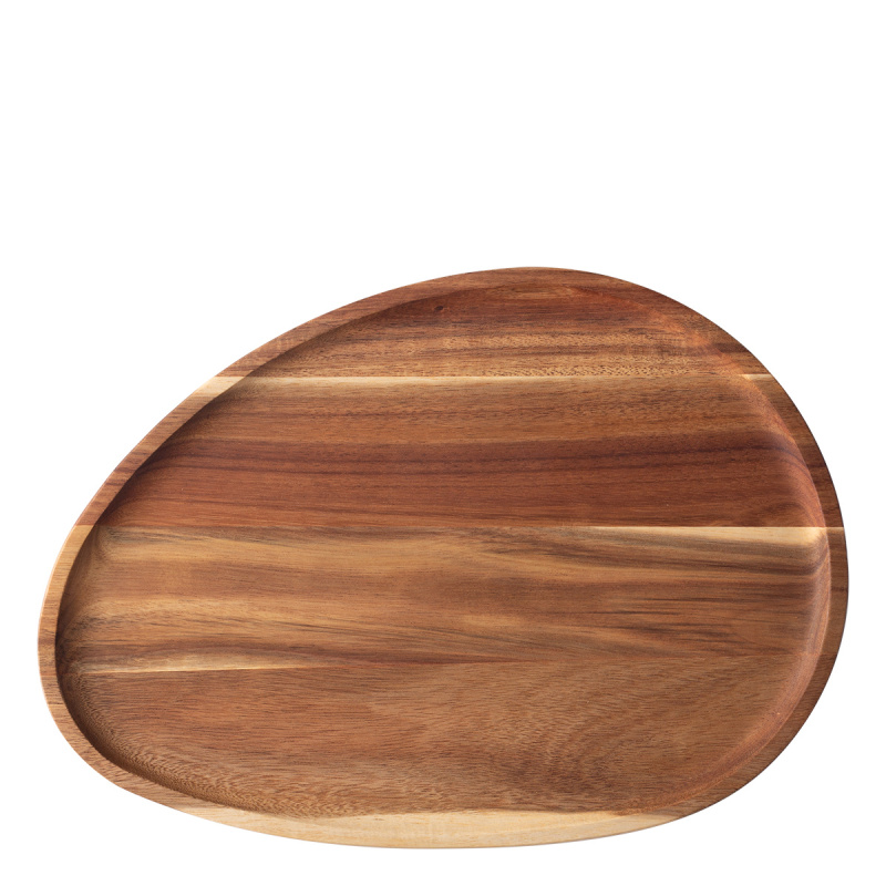 Tavă Triangle Salcâm 35 x 25 cm - FLOW Wooden