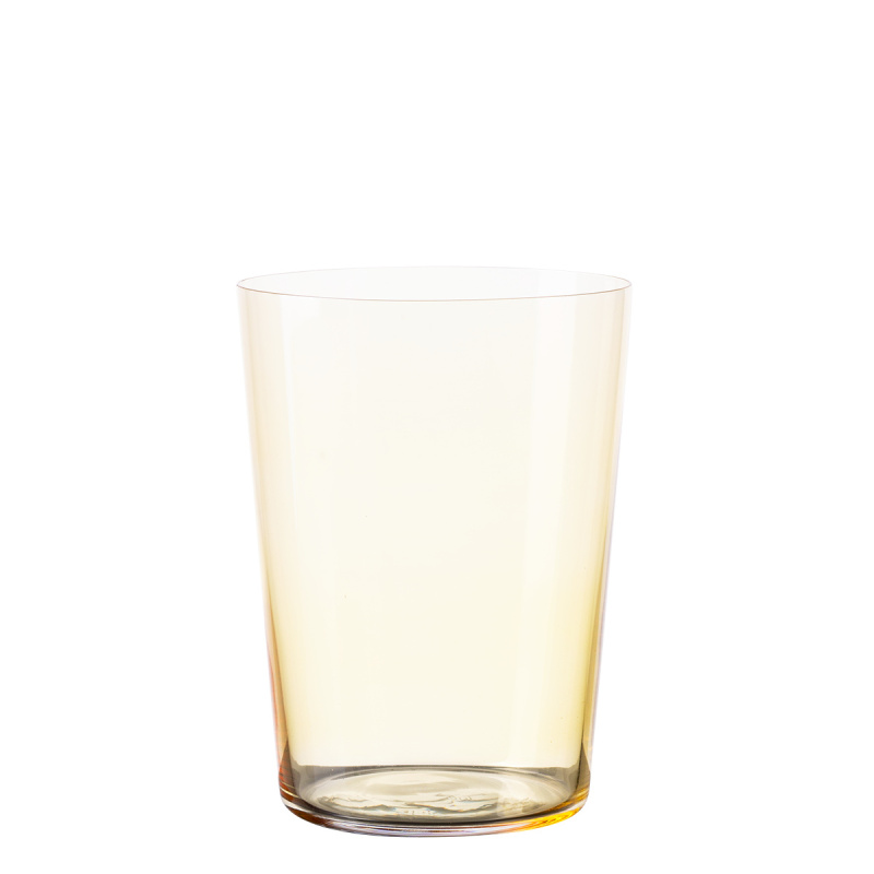 Pahare Tumbler galbene 515 ml set 6 buc – 21st Century Glas Lunasol META Glass